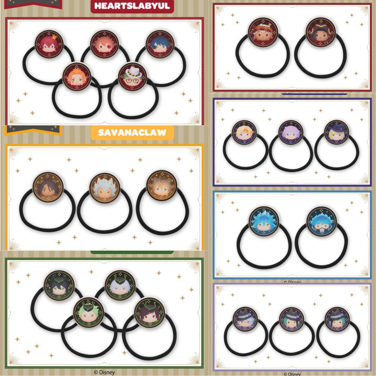 PRE-ORDER : Disney Twisted Wonderland Tsum Tsum Acrylic Hair Tie