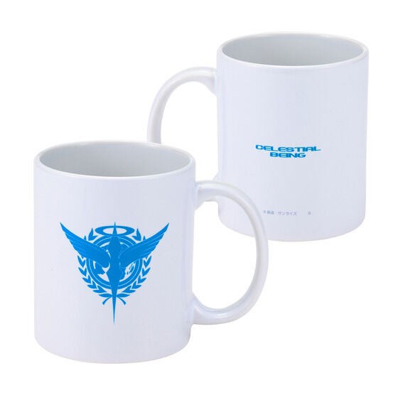 PRE-ORDER : Mobile Suit Gundam 00 Celestial Being Mark Mug Cup 4 Colors