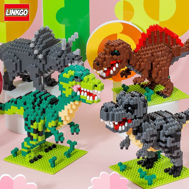 Linkgo 68296-68299 Dinosaur Jurassic Park