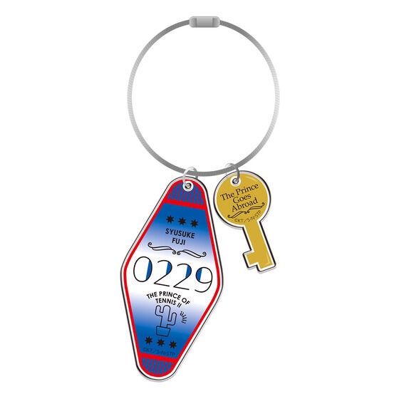 PRE-ORDER : New Prince of Tennis The Prince Goes Abroad Room Key Holder with Key Charm