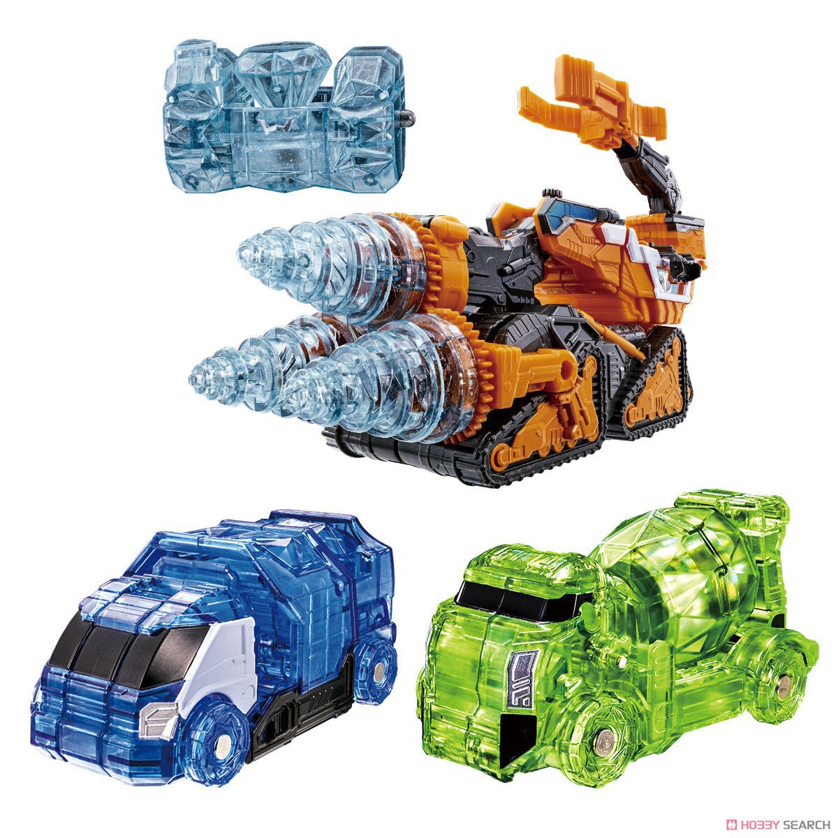 Mashin Sentai Kiramager - Mashin Gattai DX Gigant Driller Mashin Armed Set by Bandai
