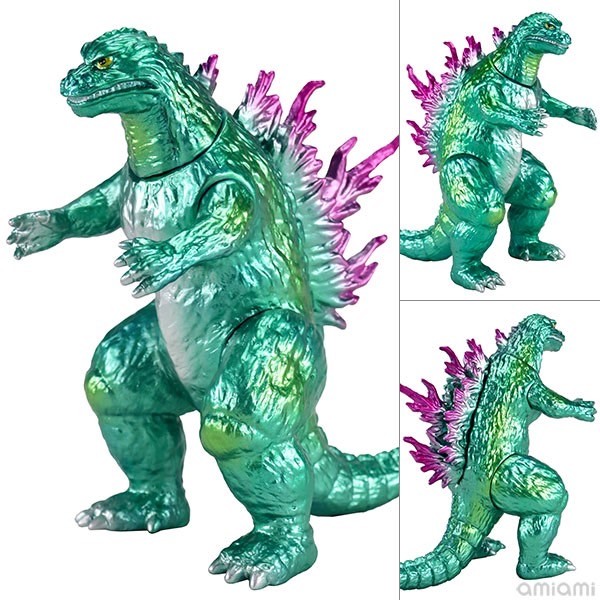 Godzilla - CCP Middle Size Series Vol.11 Godzilla (1999) Deep Green Metallic Ver. Soft Vinyl by CCP (Lot JP)