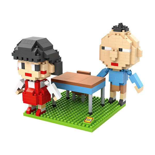LOZ 9831-9834 Chibi Maruko & Friends Set
