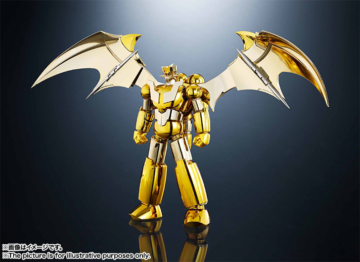 Super Robot Chogokin Shin Mazinger Z Gold Ver. Tamashii Nations 10th Anniversary World Tour Exclusive by Bandai