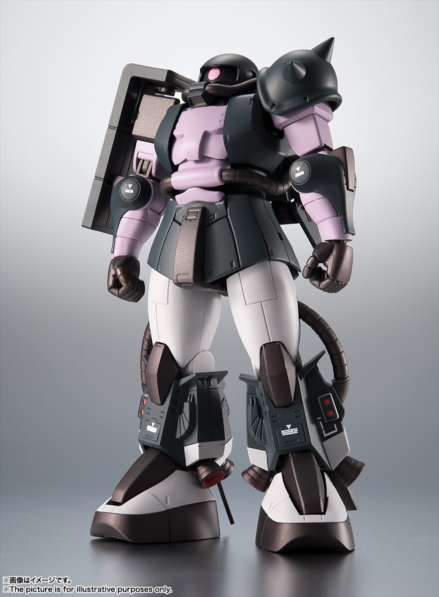 Pre-order : ROBOT SPIRIT SIDE MS MS-06R-1A HIGH MOBILITY TYPE ZAKU II VER. A.N.I.M.E. BLACK TRI-STARS