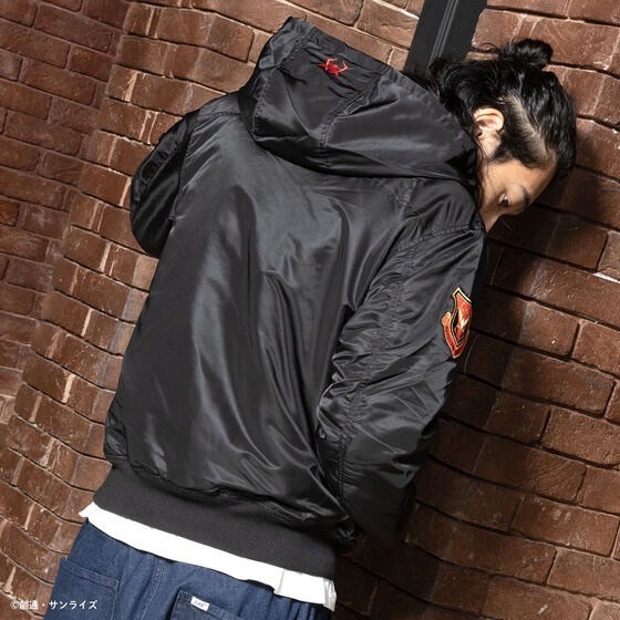 PRE-ORDER : STRICT-G ALPHA Hooded Rib Jacket "Mobile Suit Gundam"