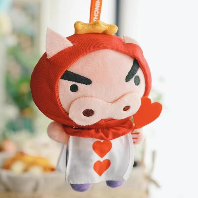 ตุ๊กตาพวงกุญแจ Crayon Shinchan x Alice in Wonderland Series Plush Keychain by LDCX