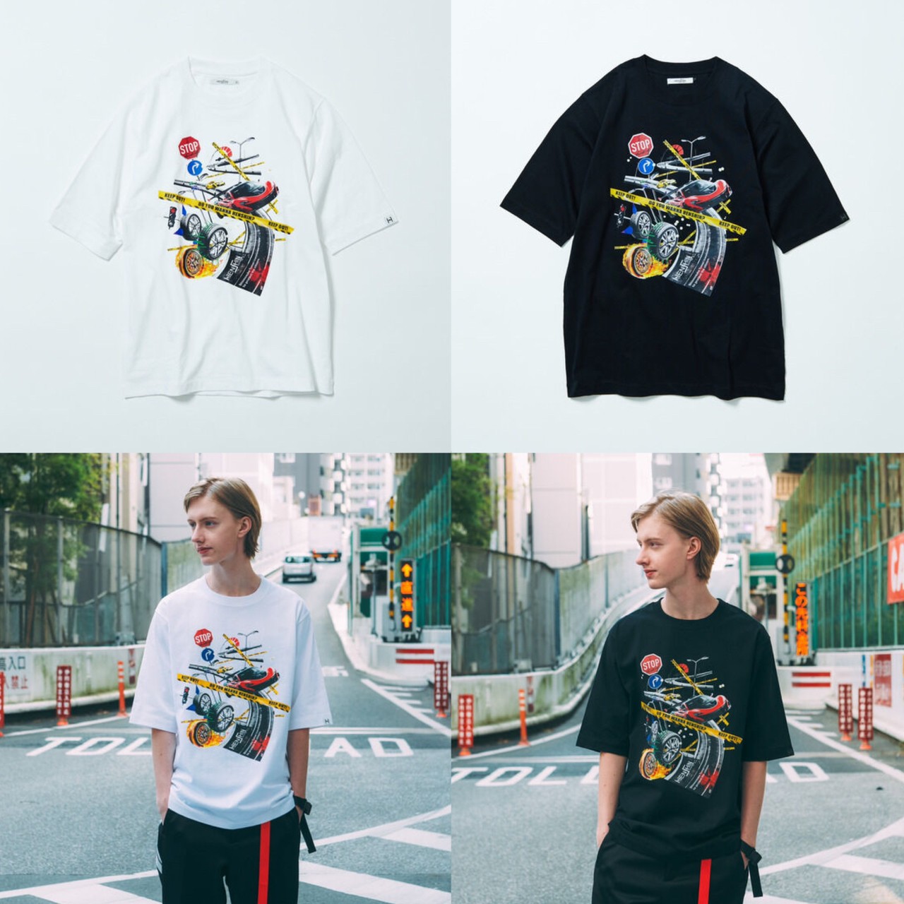PRE-ORDER : Design T-shirt -COLLAGE- Kamen Rider Drive | HENSHIN by KAMEN RIDER