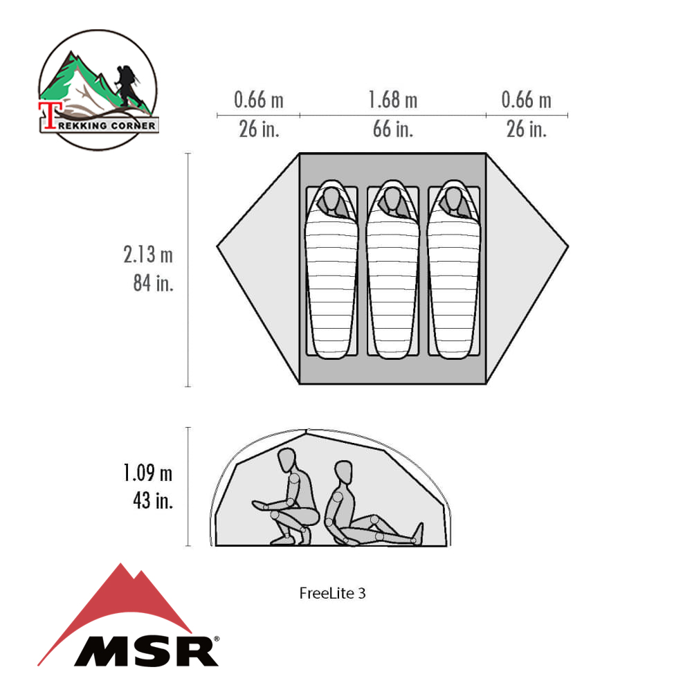 เต็นท์ MSR FREELITE 3