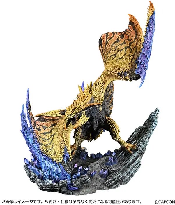 Pre-order : Monster Hunter: Capcom Figure Builder Creators Model Shining Thunder Wyvern Rey Dau by Capcom