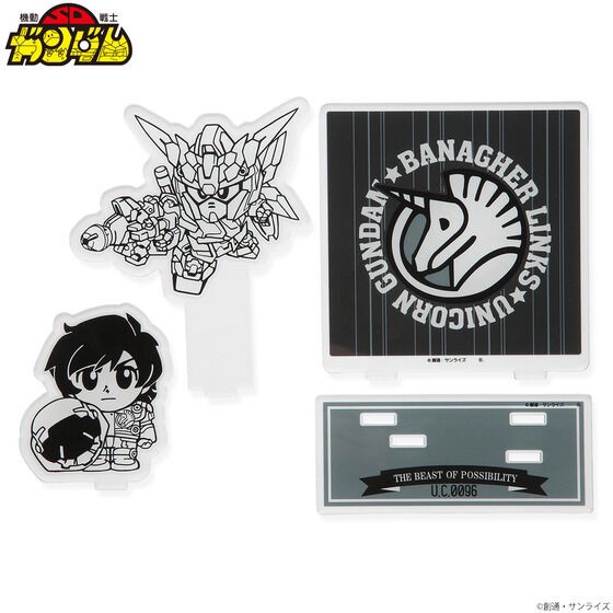PRE-ORDER : SD Gundam Mobile Suit Gundam UC Acrylic Stand
