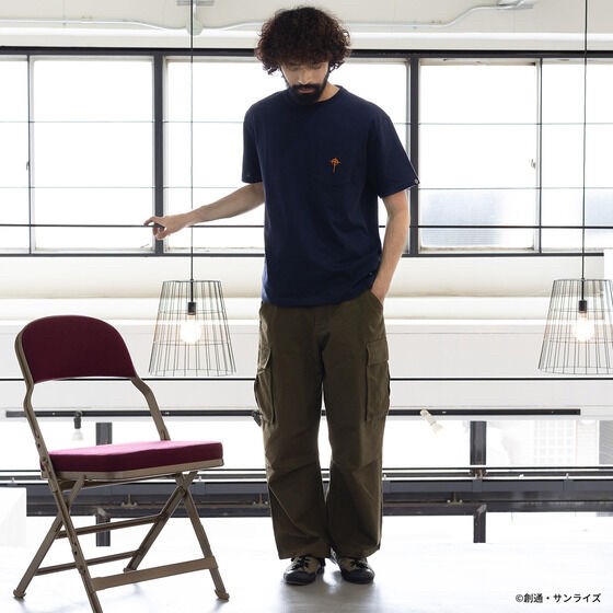 PRE-ORDER : STRICT-G "Mobile Suit Gundam" T-shirt with Short Sleeve Pocket