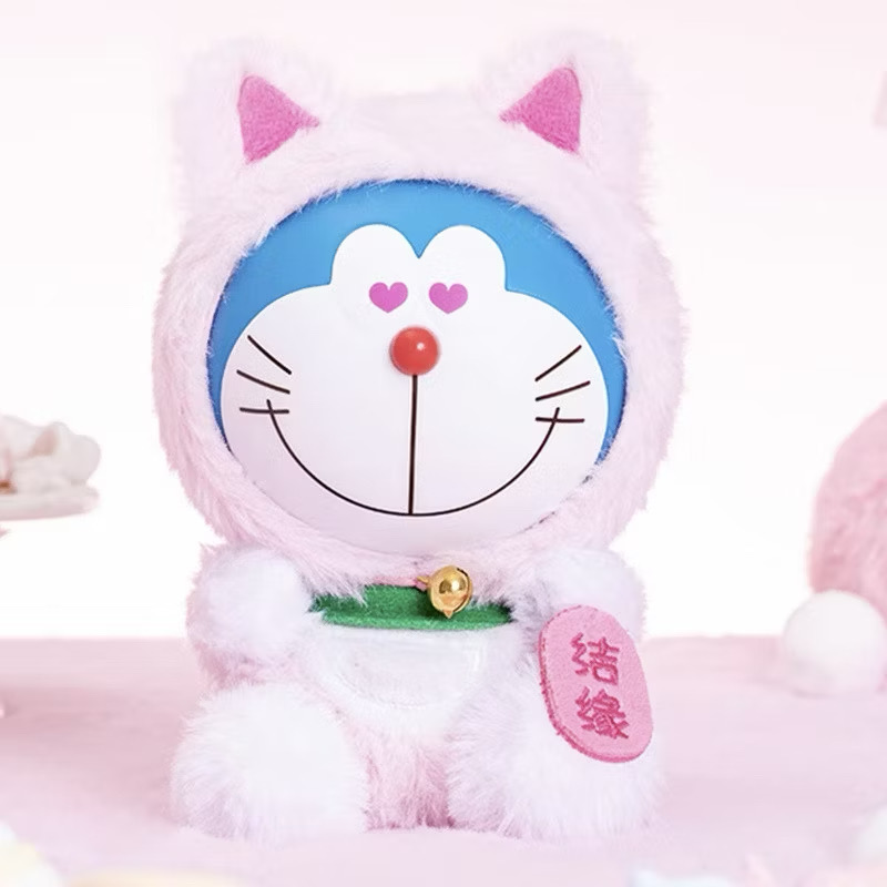 ตุ๊กตาโดเรม่อนกวัก ลิขสิทธิ์แท้ ได้ 1ตัว - Doraemon Doll V1 Wishing Lucky Cat Series by LDCX