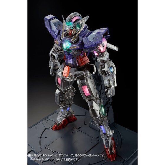PRE-ORDER : PG 1/60 CLEAR COLOR BODY FOR GUNDAM EXIA PLASTIC MODEL