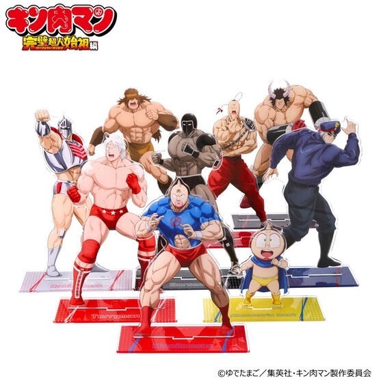 RE-ORDER : Kinnikuman Perfect Superhuman Ancestor Edition Big Acrylic Stand (9 types)