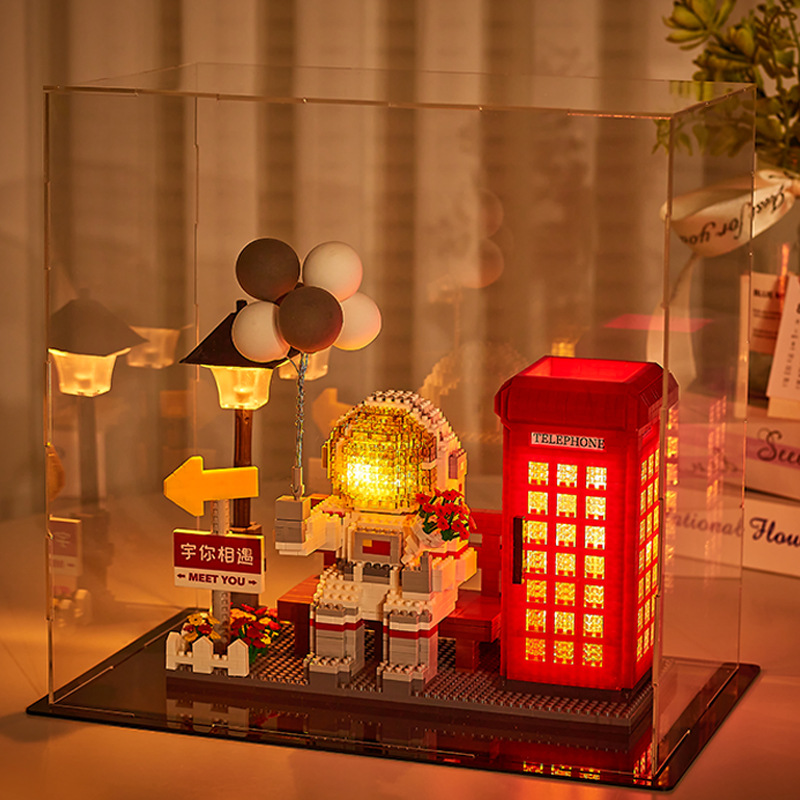 Yapin 6911 Astronaut Meet You 2188pcs