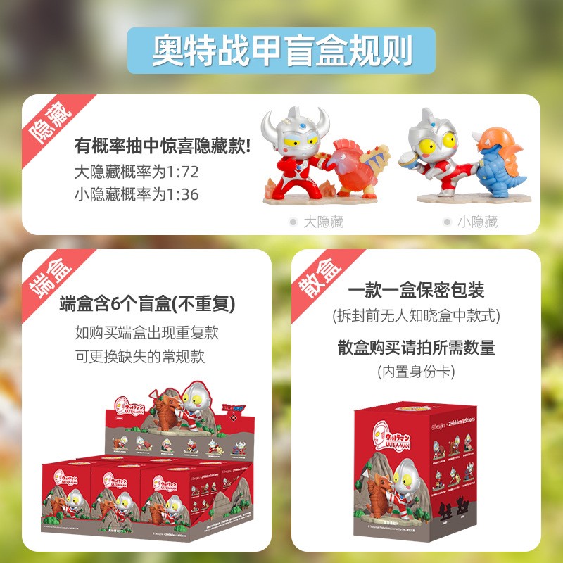 Ultraman - Ultra Battle Armor Q Version Terman Scene by Jin Jiang Toys (Set of 6+2secret)