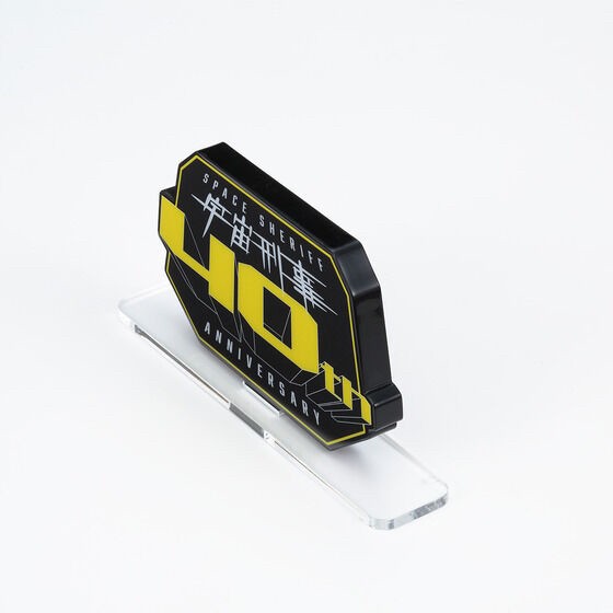 PRE-ORDER : S Acrylic Logo Display EX Space Sheriff 40th Logo
