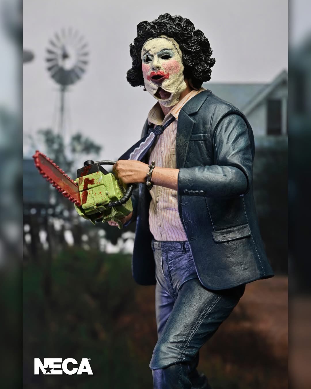 Pre-order : Texas Chainsaw Massacre 50th Anniversary Ultimate Leatherface with Pretty Woman Mask 7” Scale Action Figure by NECA