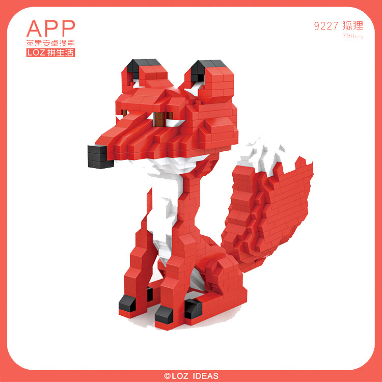 Loz 9227 Red Fox 790pcs