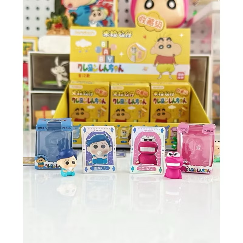 ร้าน🇹🇭 พร้อมส่ง✨ โมเดลสวมนิ้ว ได้ 1ตัว Mini Bean - Crayon Shinchan - Baby Series Jandoon
