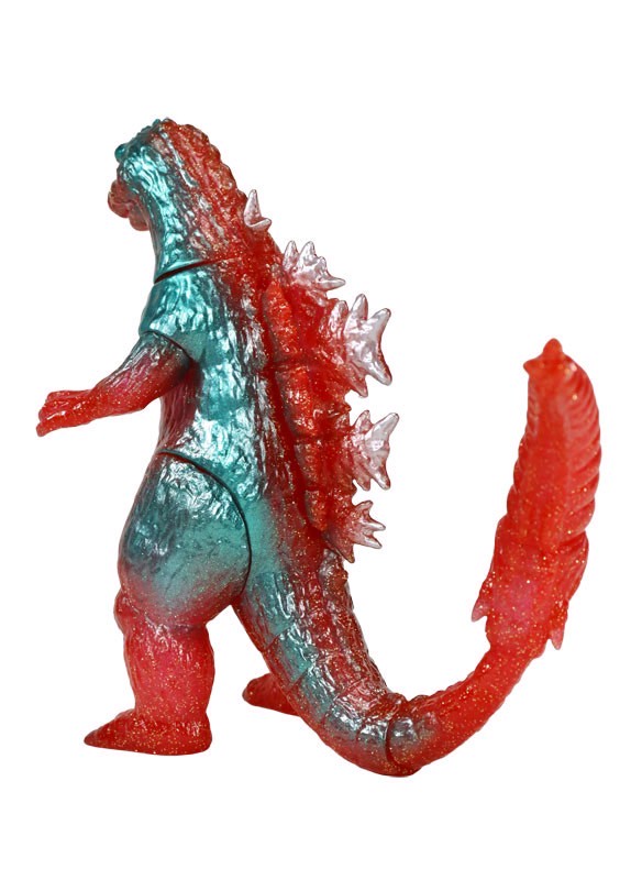 Godzilla - CCP Middle Size Series - Godzilla Vol.12 - Godzilla (1964) Retro Red Green Glitter Ver. Soft Vinyl by CCP (Lot JP)