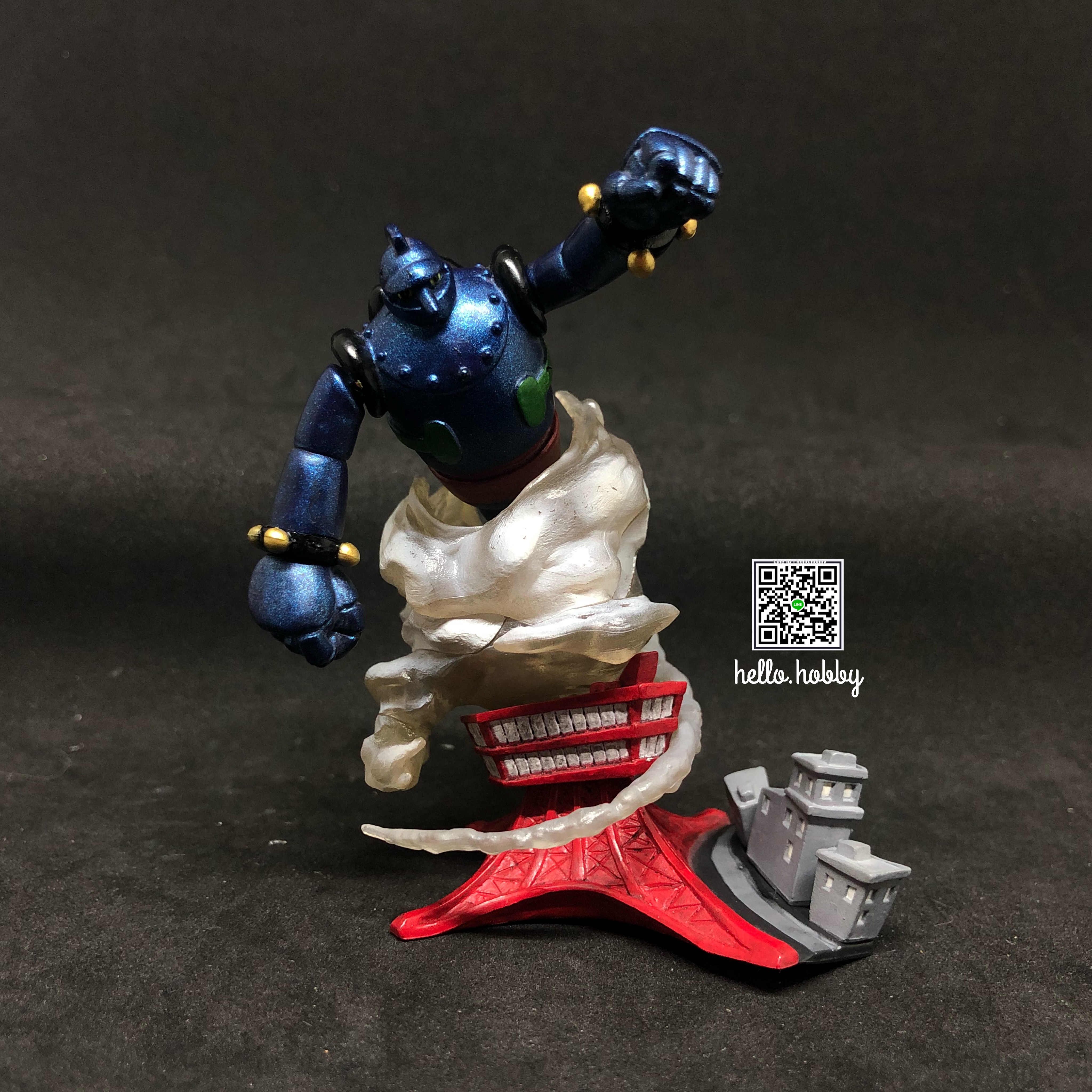 HG Gigantor Tetsujin 28 Imagination Collection Diorama Gashapon (Set of 4)