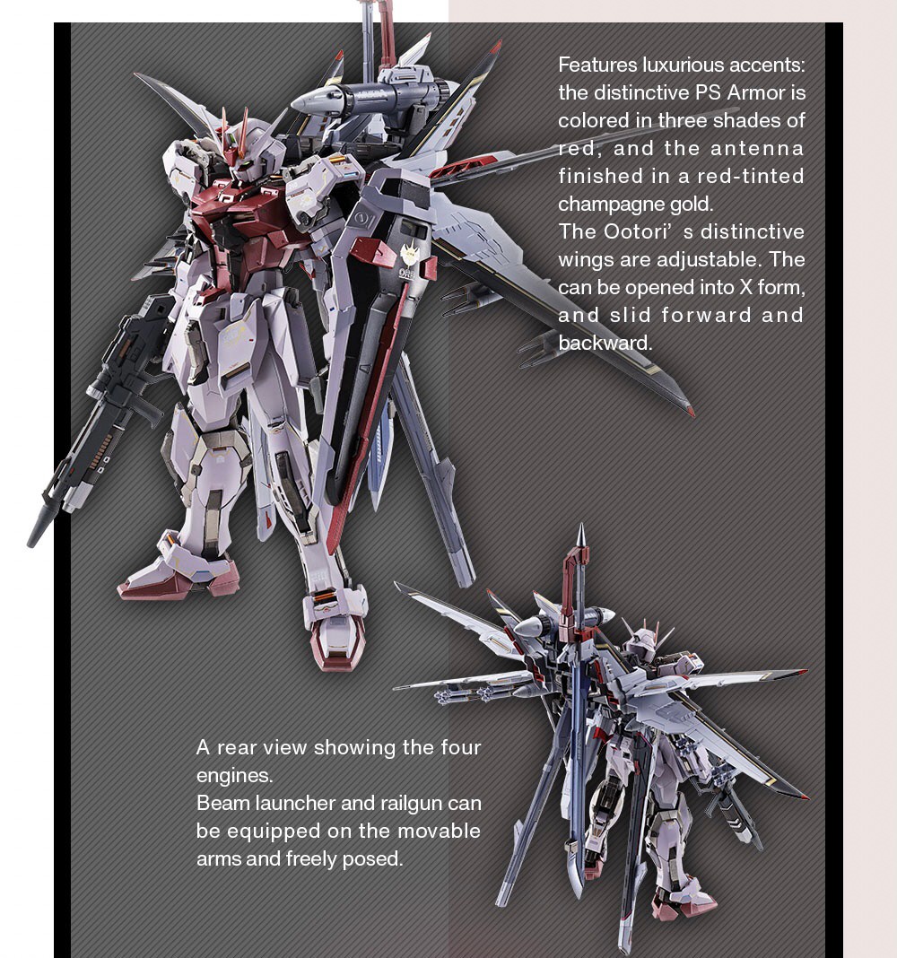 METAL BUILD - Strike Rouge + Ootori Striker) by Premium Bandai (Limited Lot JP มีกล่องน้ำตาล)