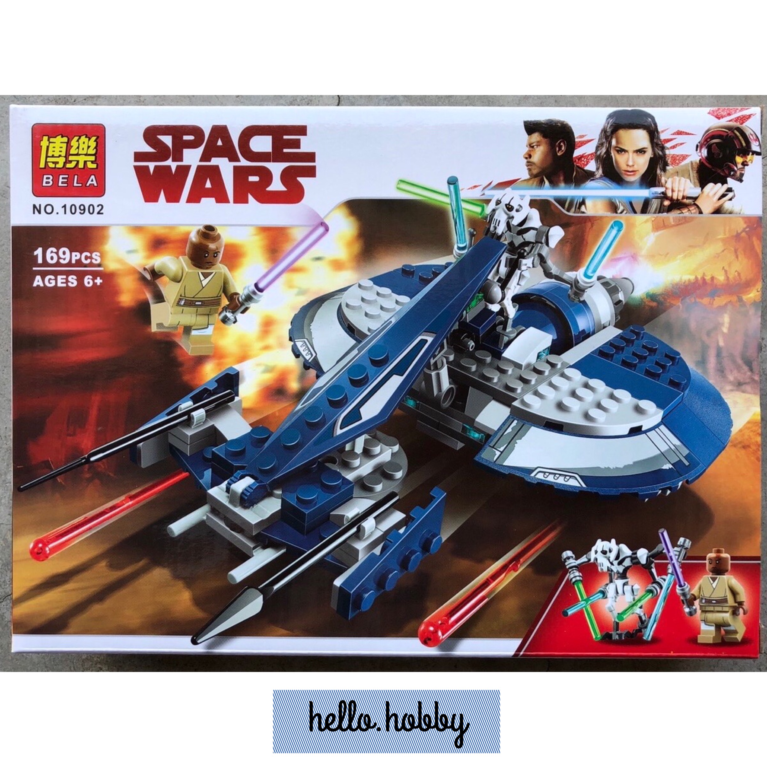 Bela 10902 Star Wars General Grievous' Combat Speeder 169pcs
