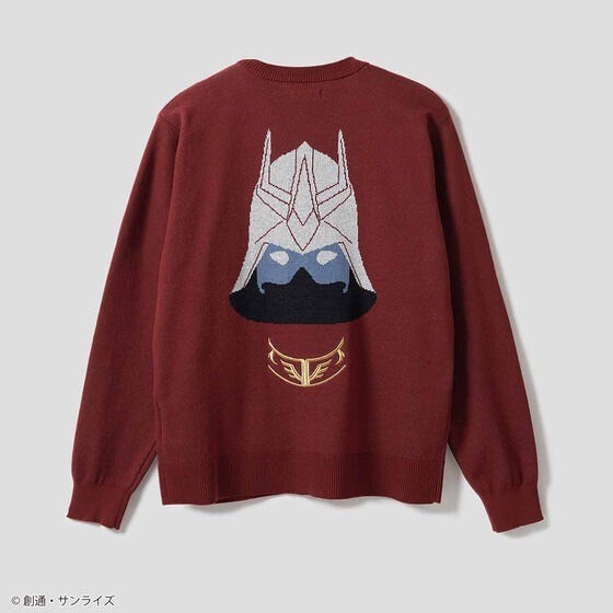 PRE-ORDER : STRICT-G graniph "Mobile Suit Gundam" Cardigan (Char Aznable Washable Jacquard Cardigan)