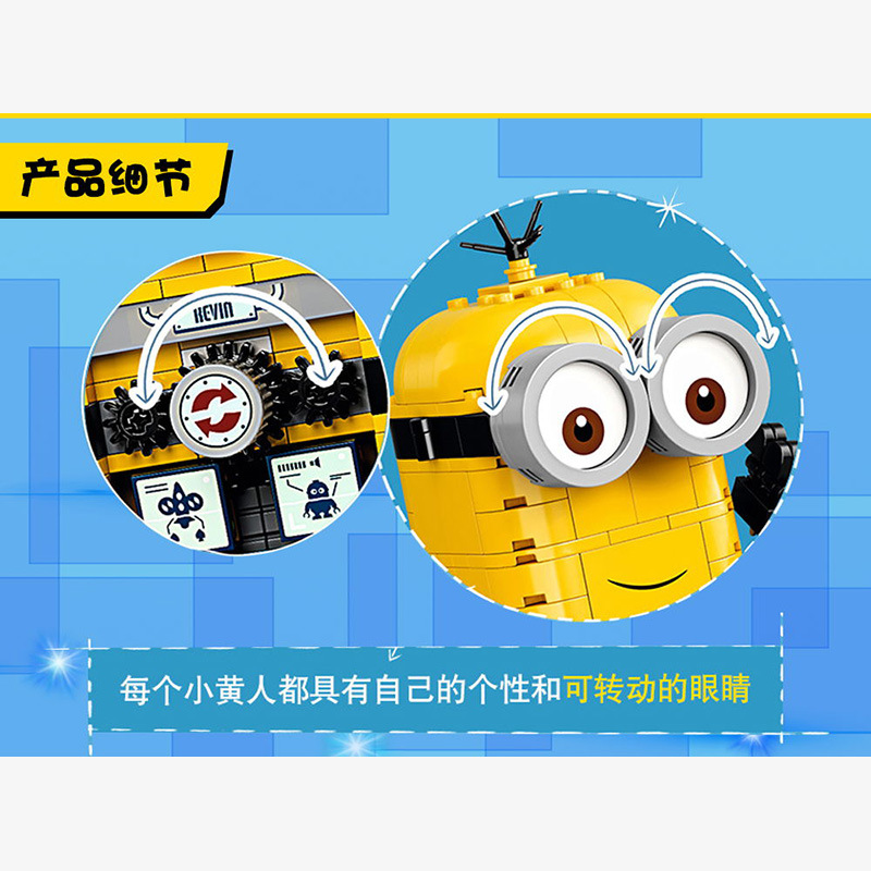 81779 Brick-built Minions and their Lair 876pcs