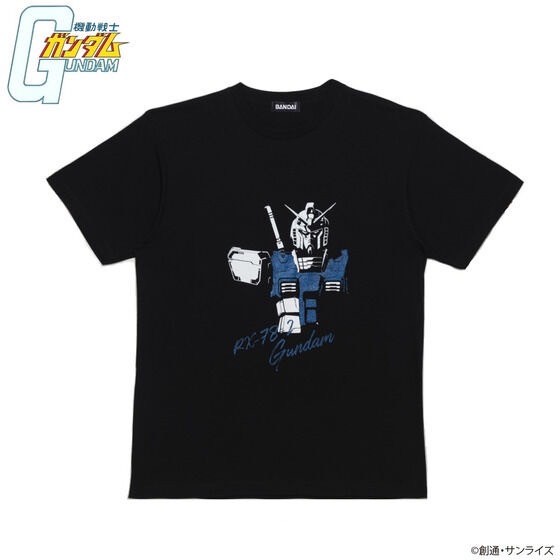 PRE-ORDER : Mobile Suit Gundam Lame Print Series T-shirt MS Ver.