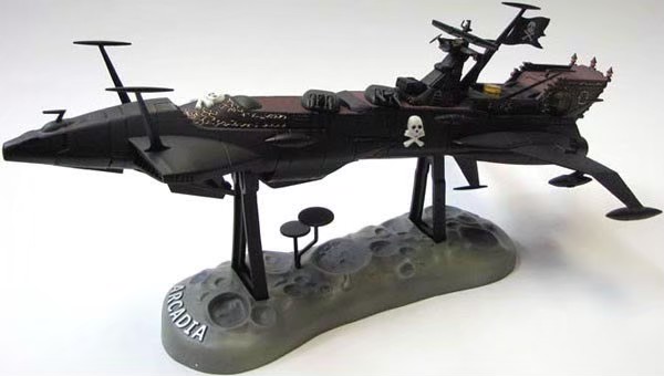 SGM-20 Space Pirate Captain Harlock Arcadia Black ver. by Aoshima (Miracle House) (ของใหม่เปิดเช็ค)
