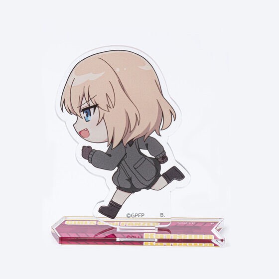 PRE-ORDER : Girls und Panzer Running Deformed Series Acrylic Stand