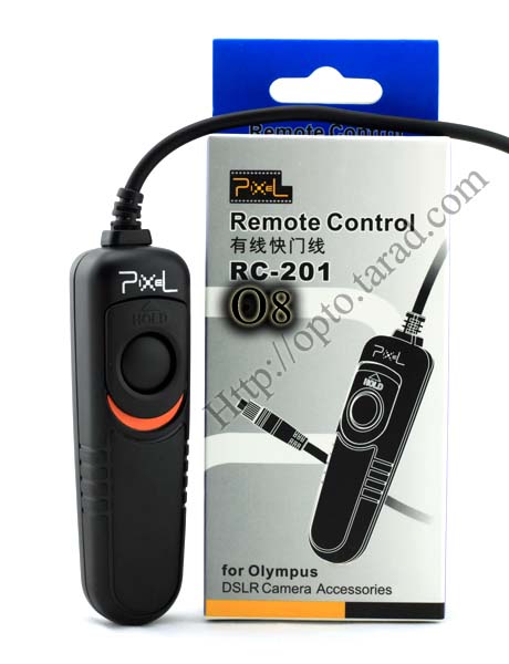 Pixel RC-201 สายลั่นชัตเตอร์ รีโมท Wired Remote O8 For Olympus E1/E3/E10/E20