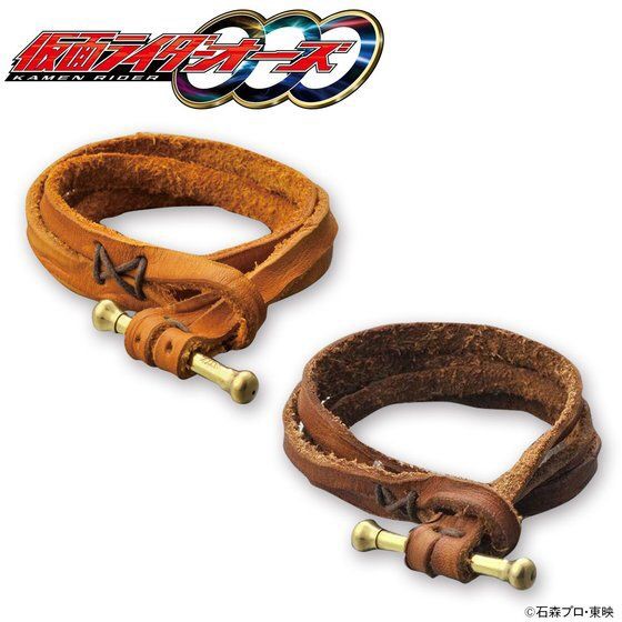 PRE-ORDER : Kamen Rider OOO Eiji Collection Leather Bracelet
