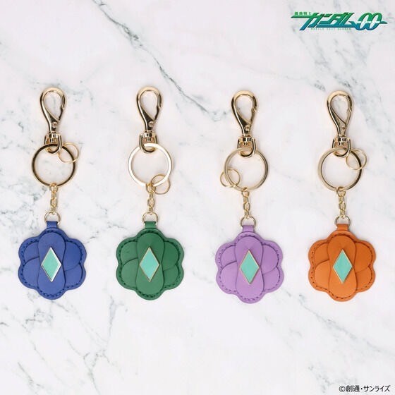 PRE-ORDER : Mobile Suit Gundam 00 Leather Accessories・Scarf Items Key Charm (4 types in total)