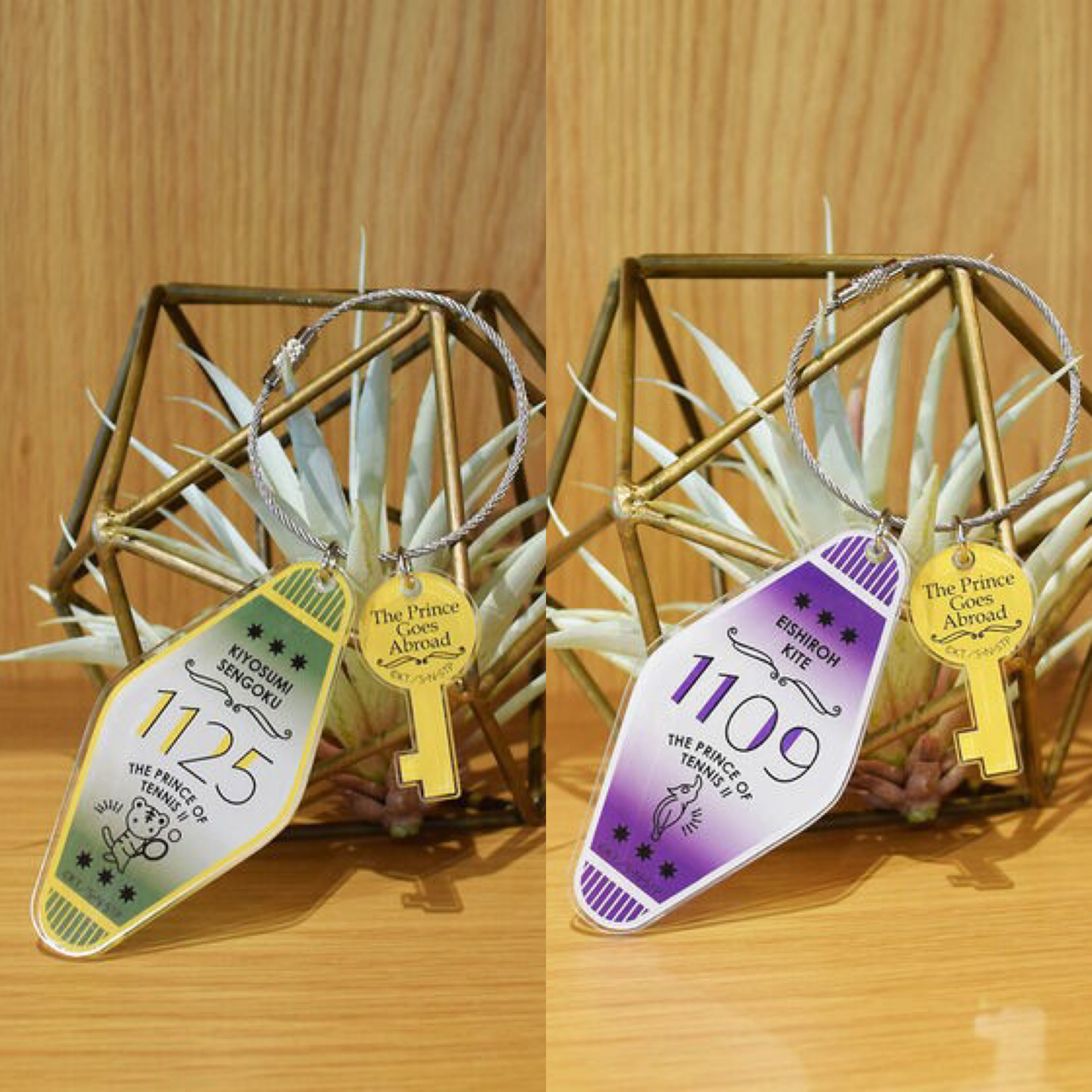 PRE-ORDER : New Prince of Tennis The Prince Goes Abroad Room Key Holder with Key Charm