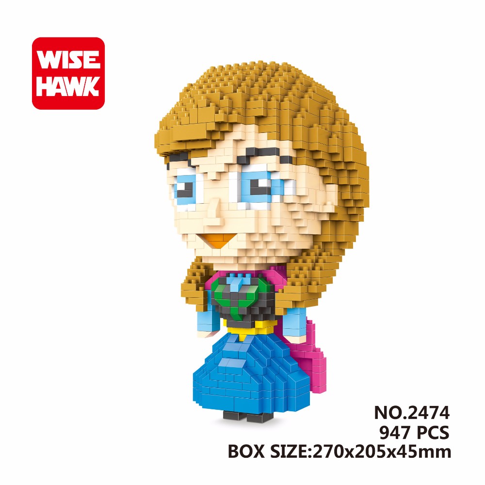 Wise Hawk 2474 Frozen Princess Anna 947pcs