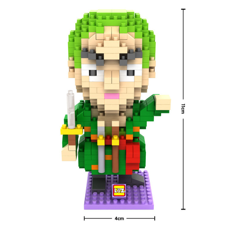 LOZ 9826 One Piece Zoro 390pcs