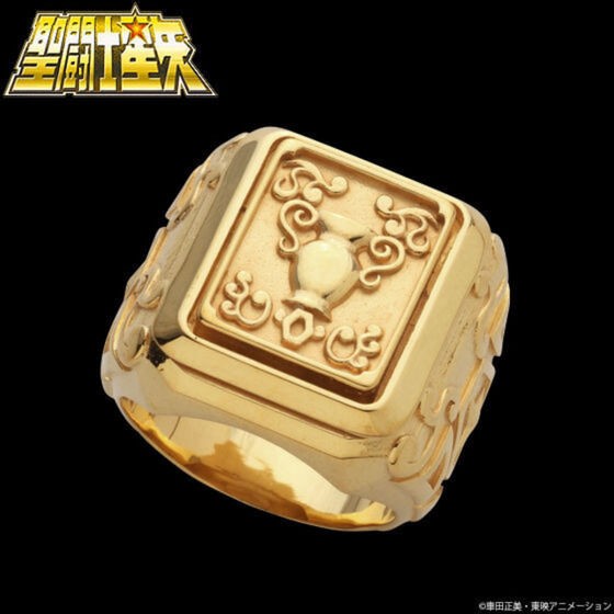 PRE-ORDER : Saint Seiya Gold Cloth Box Design Silver925 Ring