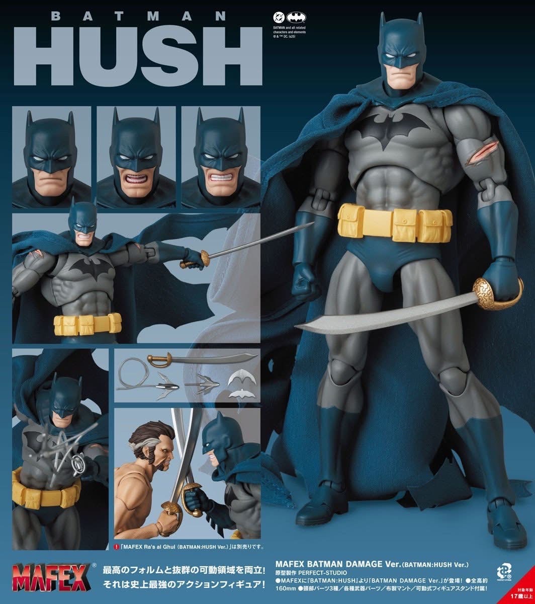 Pre-order : MAFEX Batman Damage Ver. (Batman: Hush Ver.) by Medicom Toy