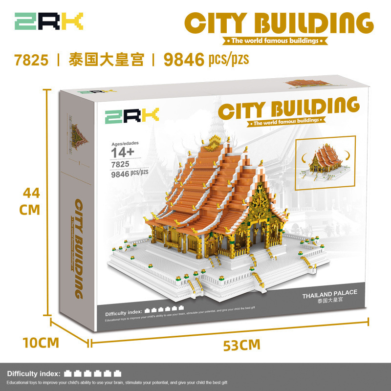 ZRK 7825 Thailand Palace 9846pcs