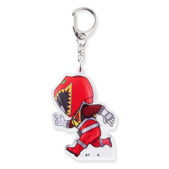 PRE-ORDER : Zyuden Sentai Kyoryuger Running Deformed Series Acrylic Keychain