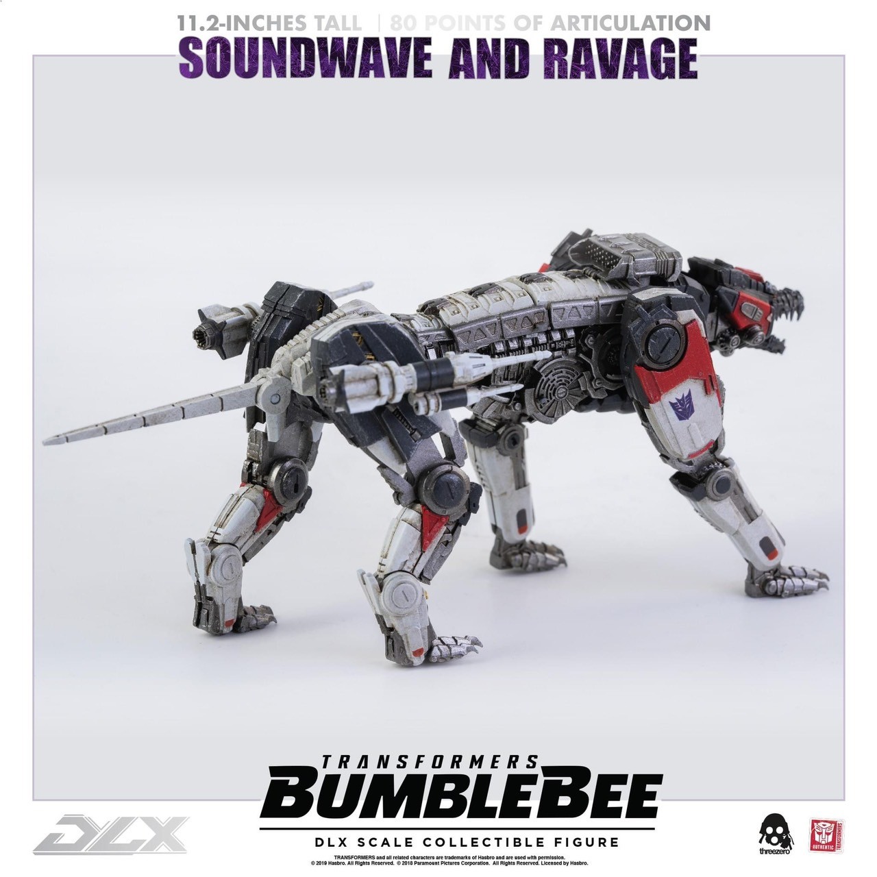 Pre-order : Transformers BUMBLEBEE DLX Soundwave and Ravage by ThreeZero (Reissue)