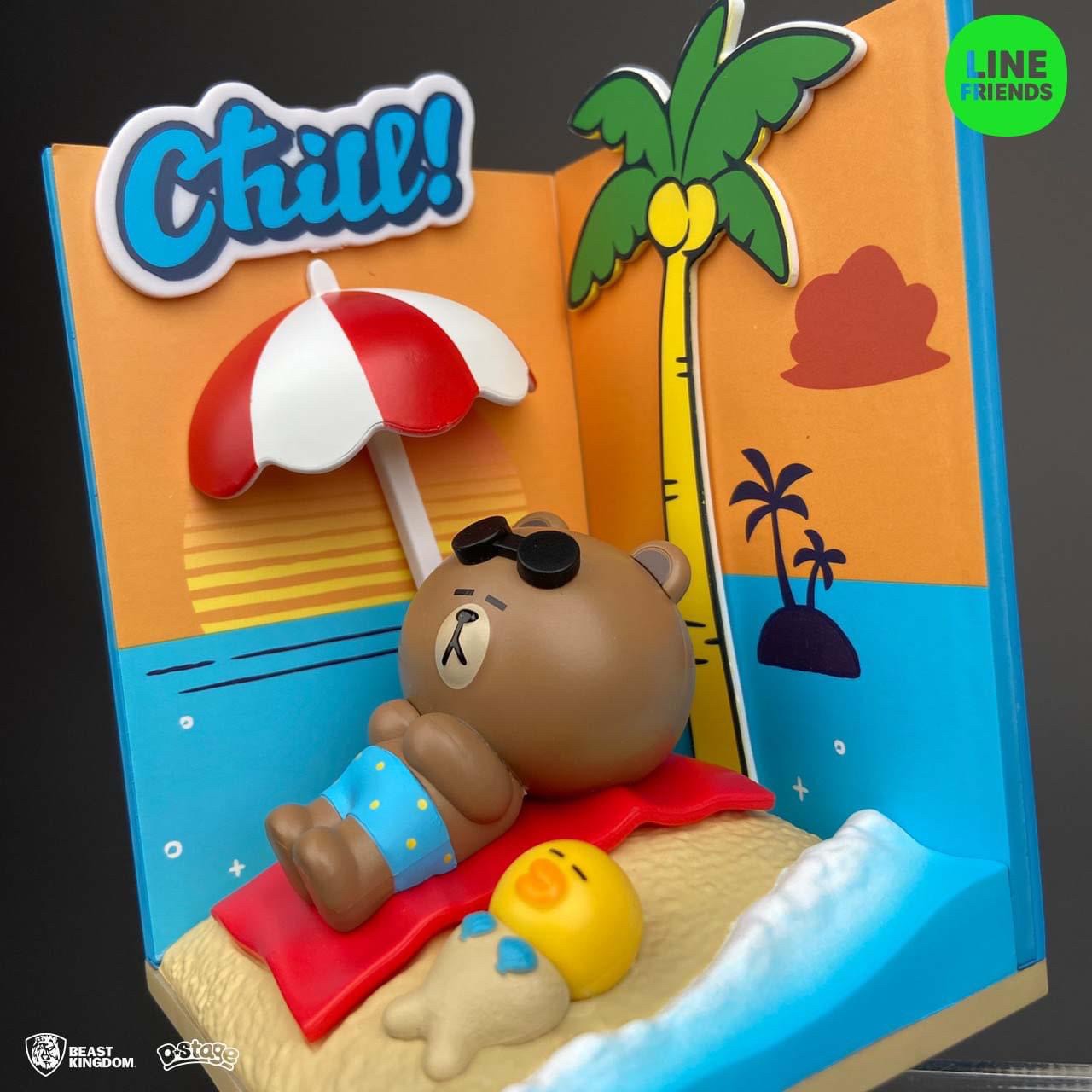 Line Friends - Brown & Friends Dream-Selected Series (Set of 4) by Beast Kingdom