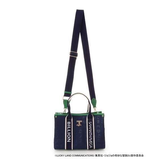 PRE-ORDER : SAMANTHAVEGA x Anime "JoJo's Bizarre Adventure: Diamond is Unbreakable" "Nijimura Okuyasu" Collection Logo Tape Handbag