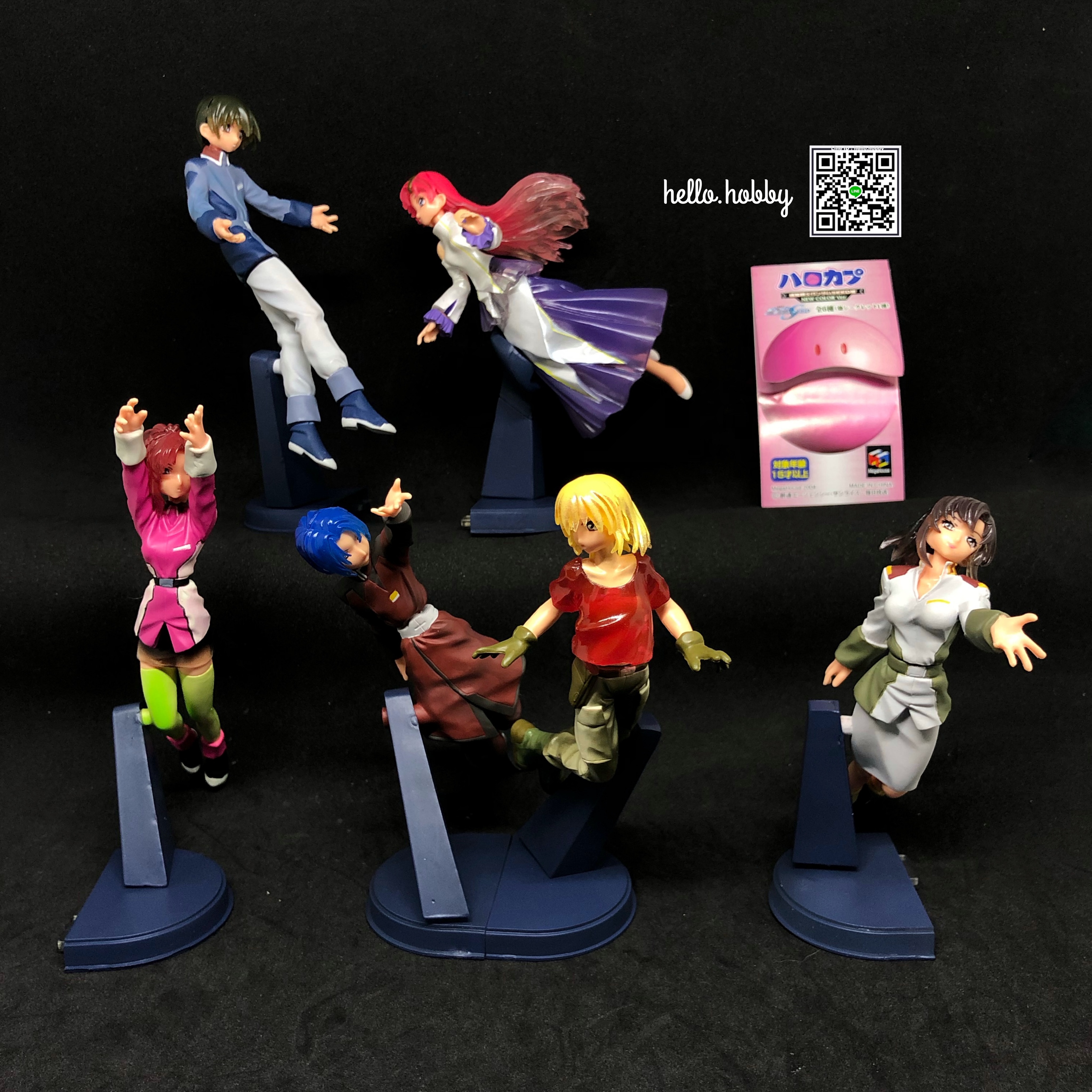 Haro Capsule Gundam SEED 1 New Color Ver. Trading Figure (Set of 6) by MegaHouse