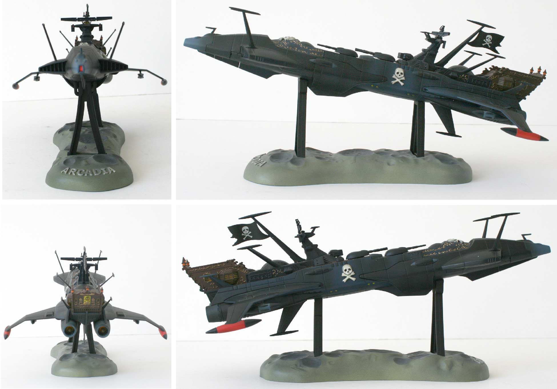 SGM-20 Space Pirate Captain Harlock Arcadia Blue Color by Aoshima