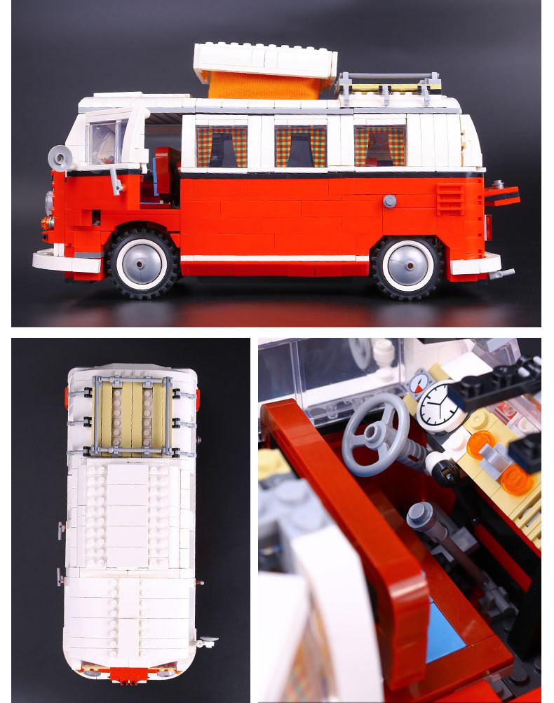 SY 1174 Volkswagen T1 Camper Van 1334pcs